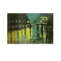 Amazon.co.jp: 今季一番 キャンバスアート レッサー ユリィ 夜の